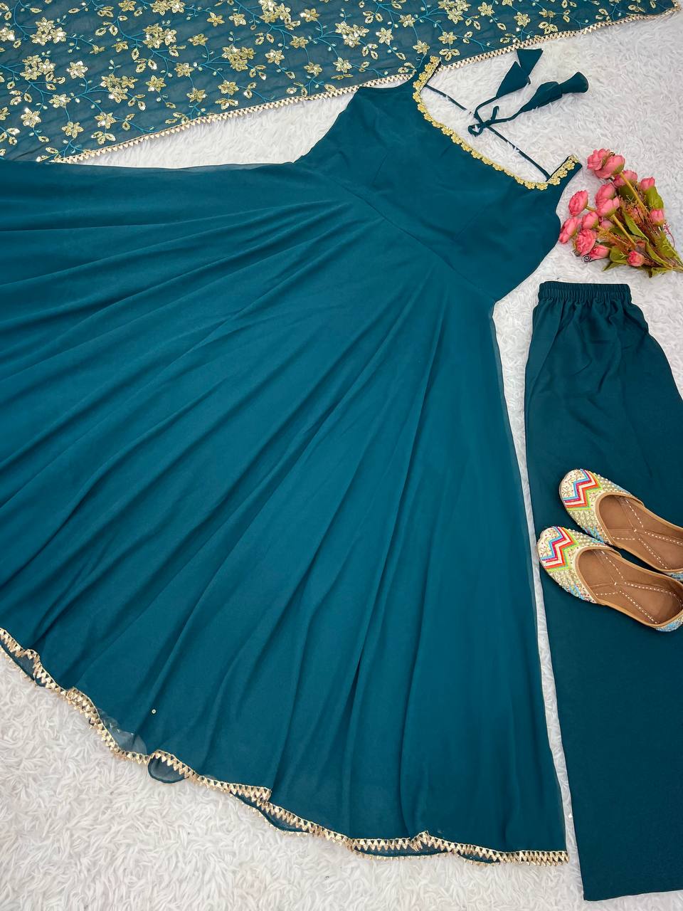 Rama Color Designer Anarkali Suit