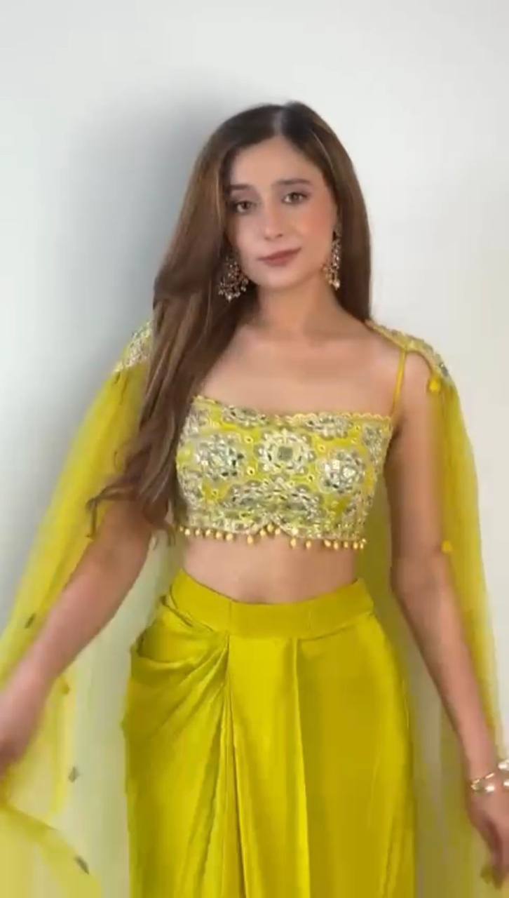Indo Western Dhoti Suit With Shrug