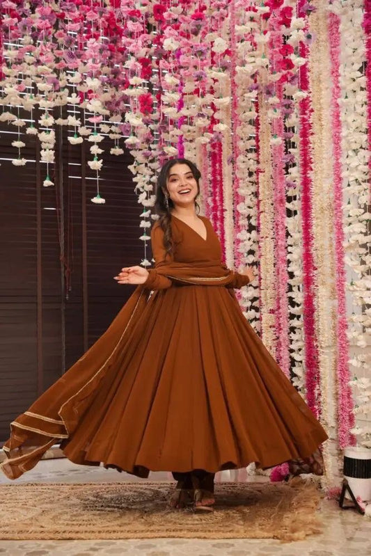 Designer Georgette Wear Beautiful Anarkali Suit