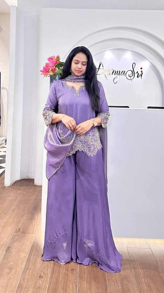 Lavender Color Suit 