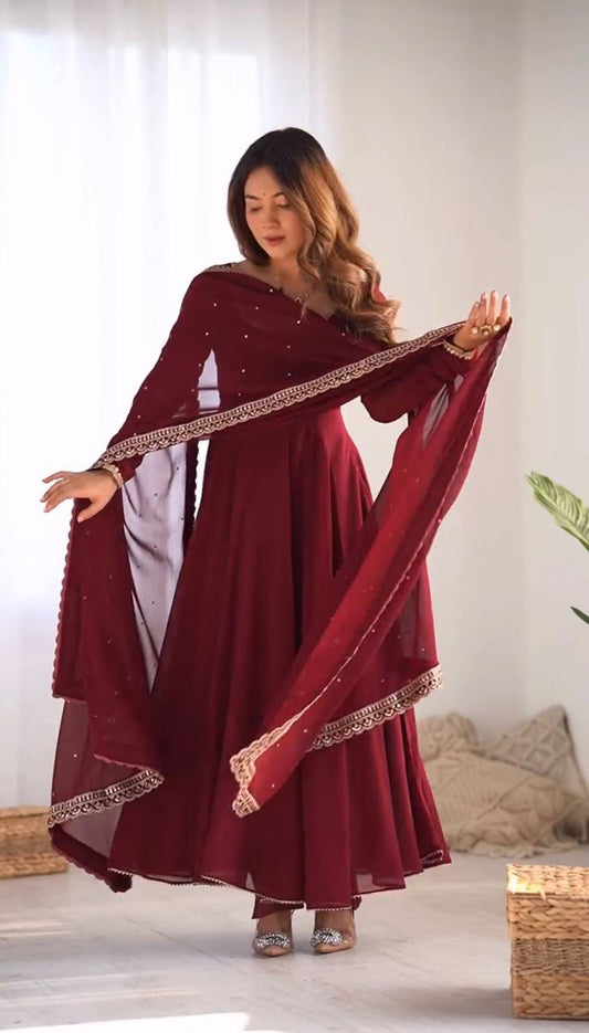Red Color Suit 