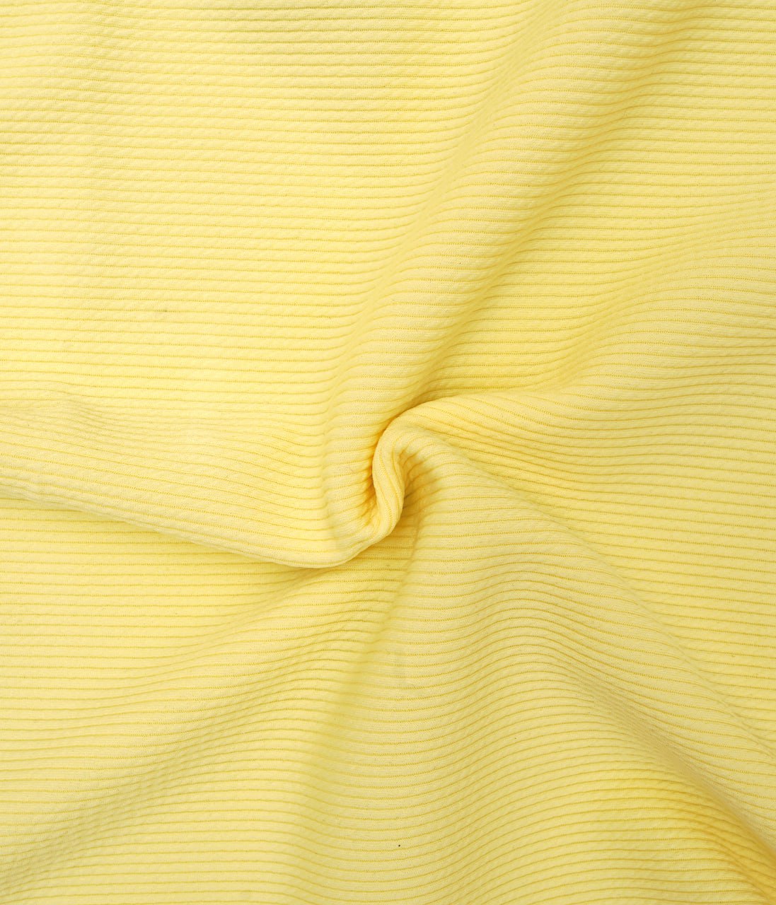 Women Solid Round Neck Cotton Blend Yellow T-Shirt