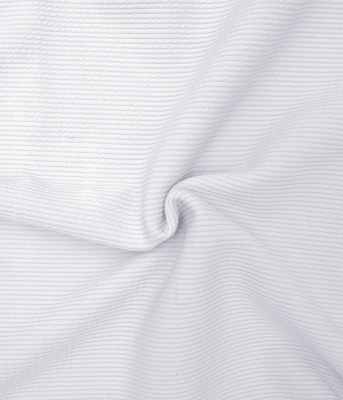 Women Solid Round Neck Cotton Blend White T-Shirt