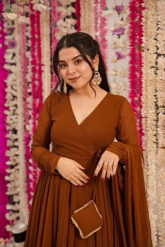 Designer Georgette Wear Beautiful Anarkali Suit